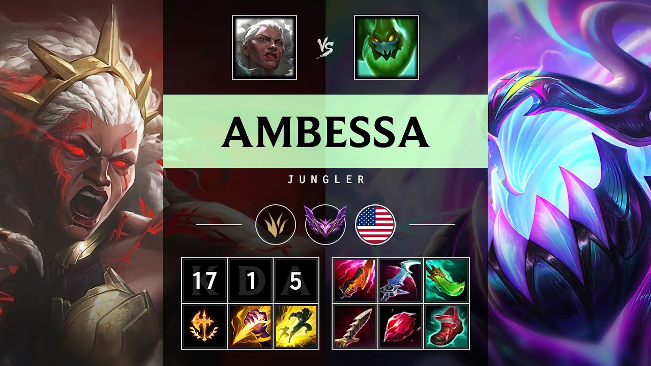 Ambessa Jungle vs Zac: Triple Kill, Legendary - NA Master Patch 25.S1.1