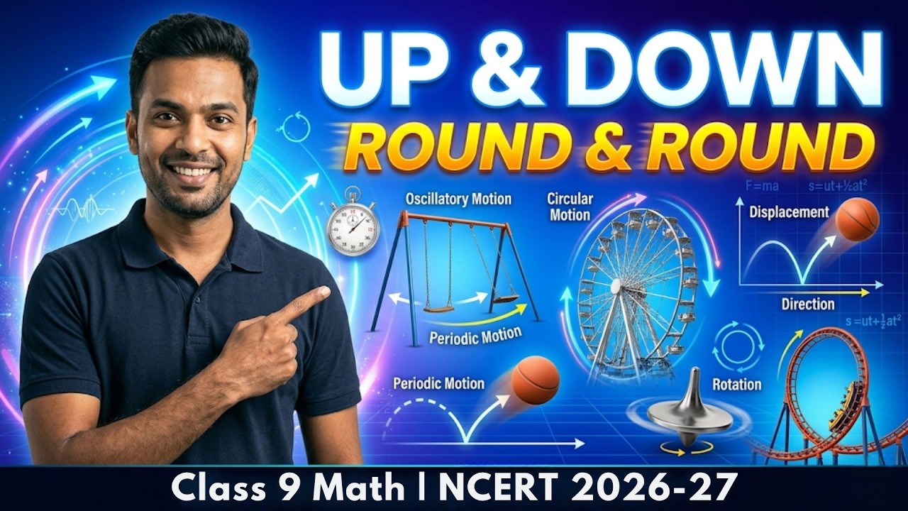 Chapter 5: I'm Up and Down, and Round and Round  | Class 9 Maths | NCERT Explainer