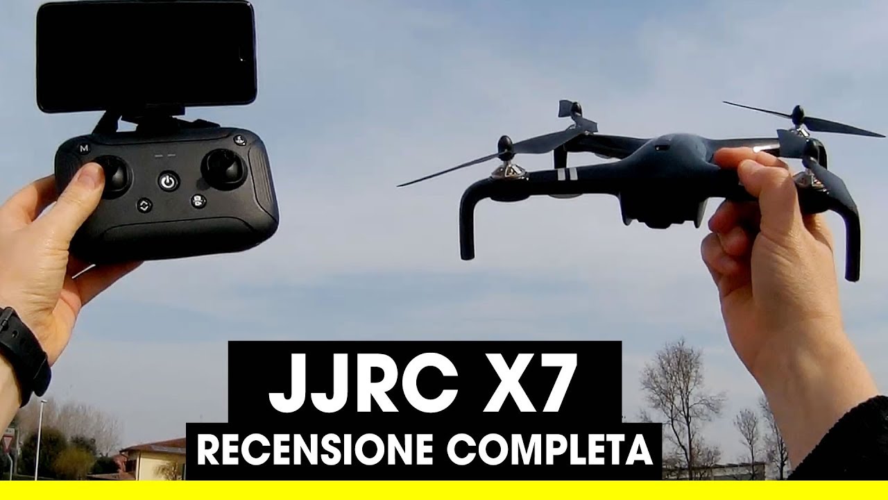 JJRC X7 (C-FLY) SMART Recensione completa [Unbox / Setup /Prova di volo / Funzioni smart] - TomTop