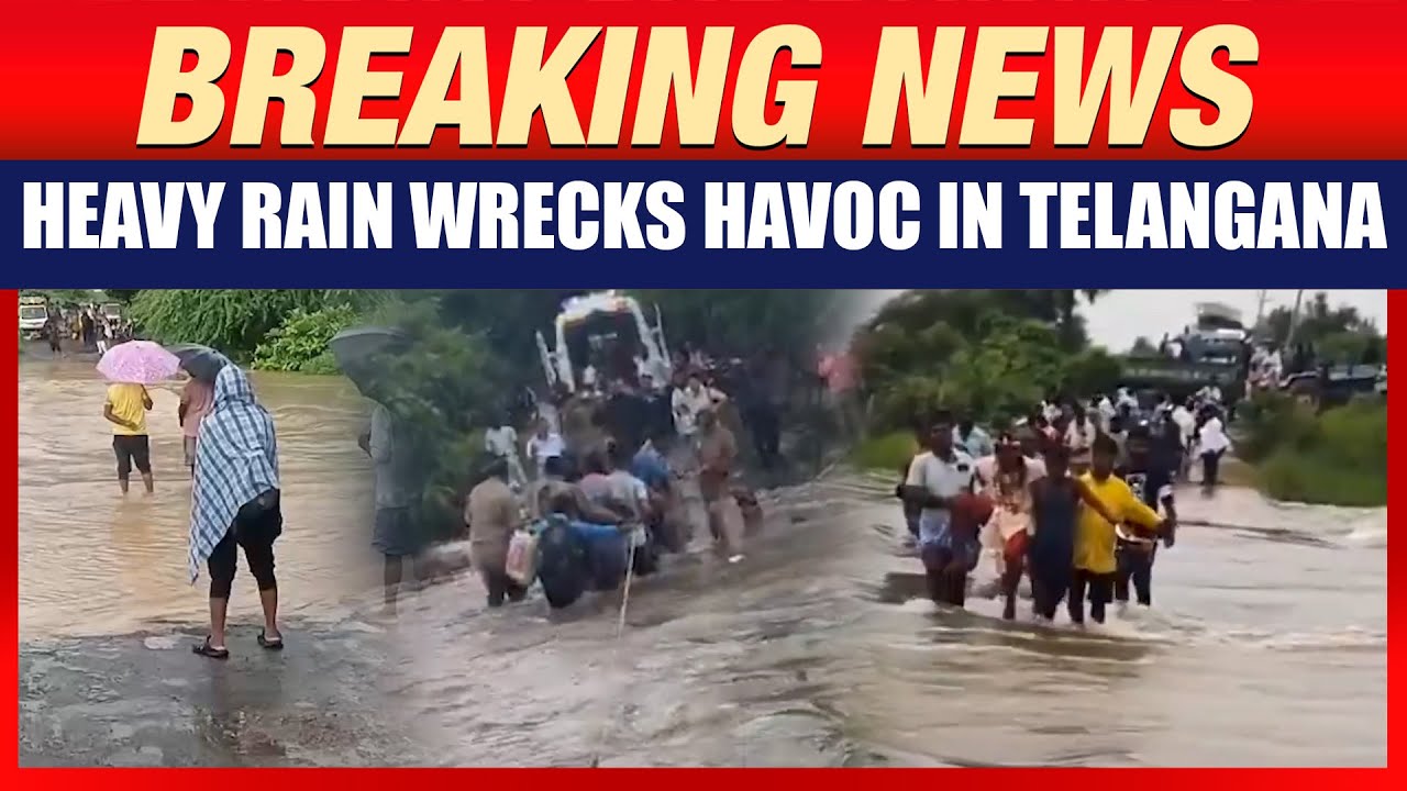 Telangana Flood Alert: Heavy Rains Disrupts Daily Life, Rivers Overflow | News9