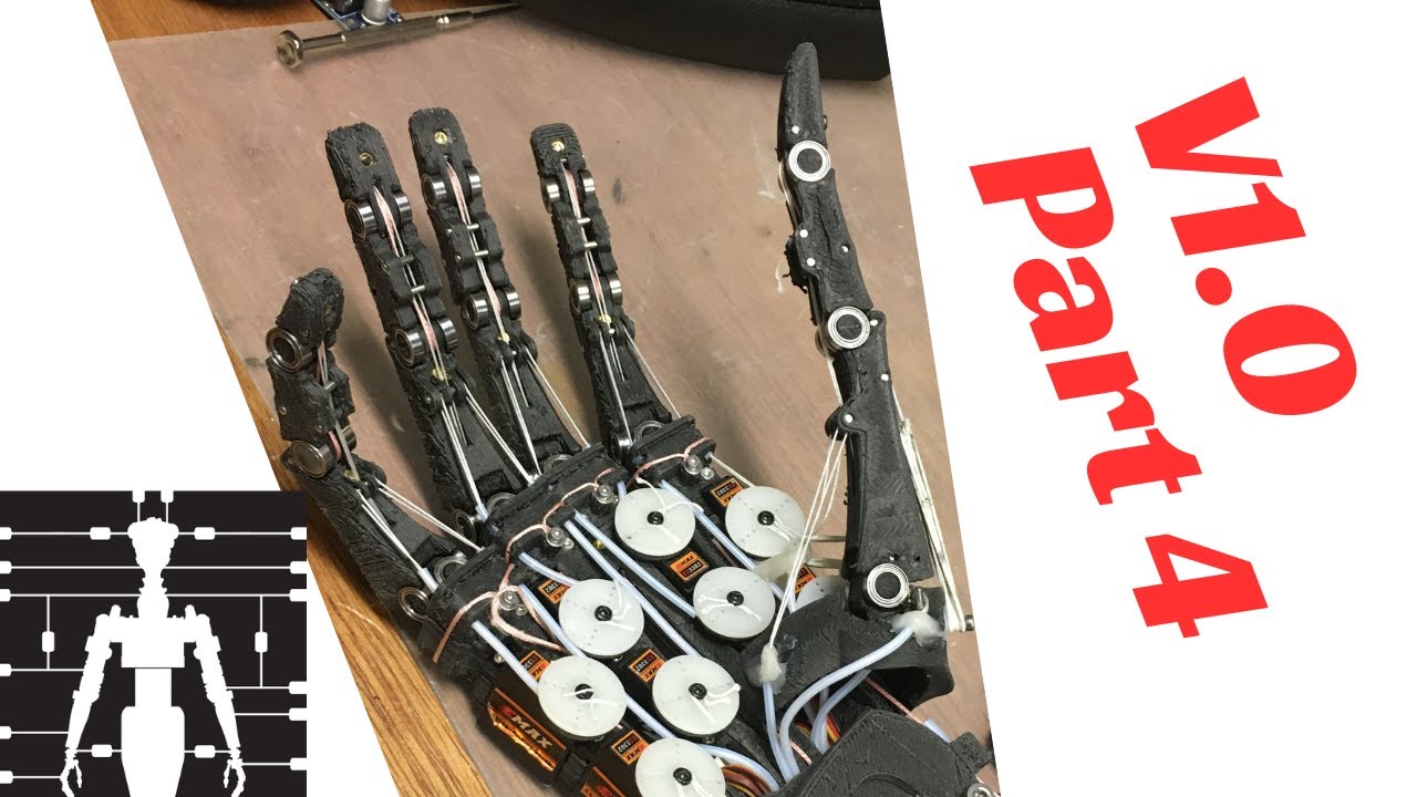 How to build a V1.0 DexHand Part 4: Knuckle and palm prep 