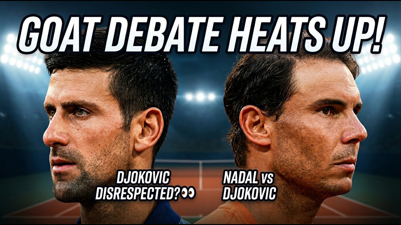 Novak Djokovic DISRESPECTED in Rafael Nadal GOAT Debate! Tennis World Reacts 🎾🔥