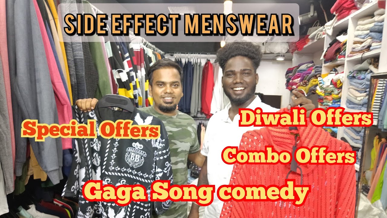 🤩 Side Effect Menswear Part 2| Gana Song Fun 🤣| Diwali Offers | Combo Offers | Low Price | Venky Da