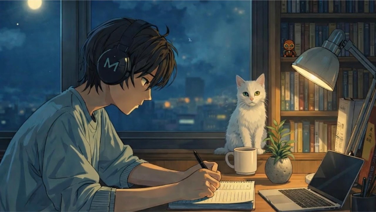 Late Night Lofi 🌙 | chill beats to relax / study to (healing slowly)