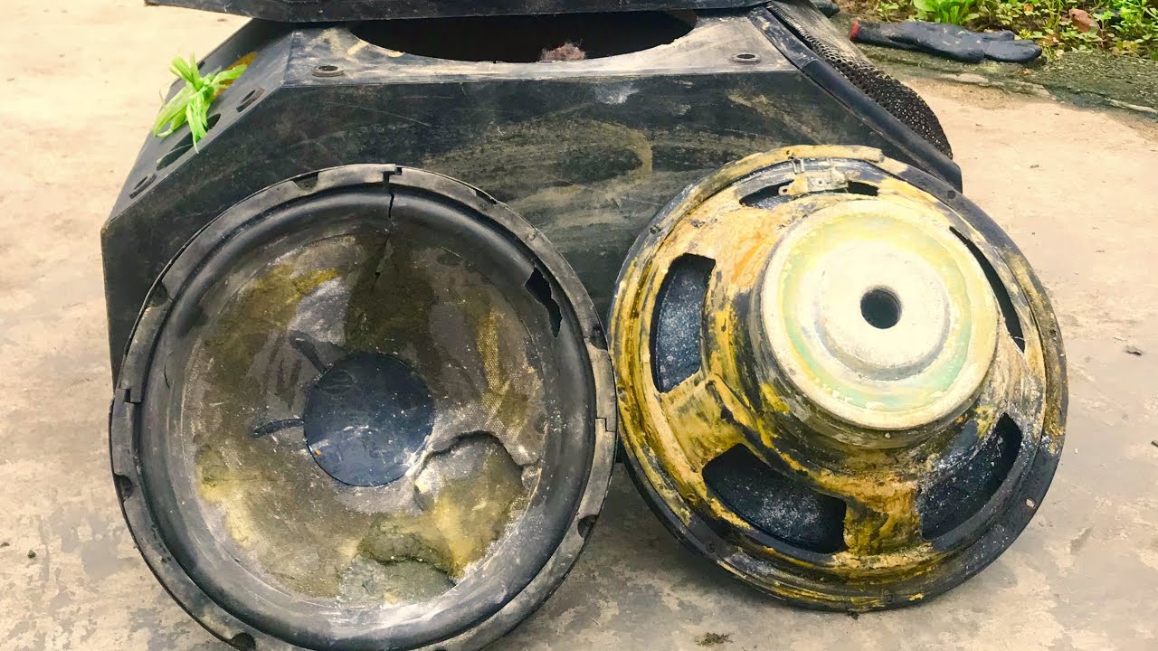 Restoration old speaker made in Japan - Restore old speakers bass 25