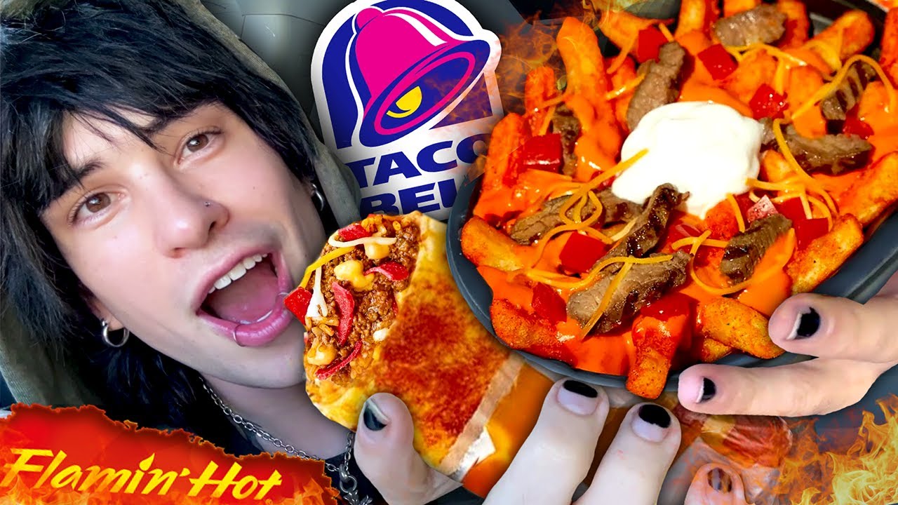 Пробуем НОВОЕ меню Flamin&rsquo; Hot от Taco Bell!