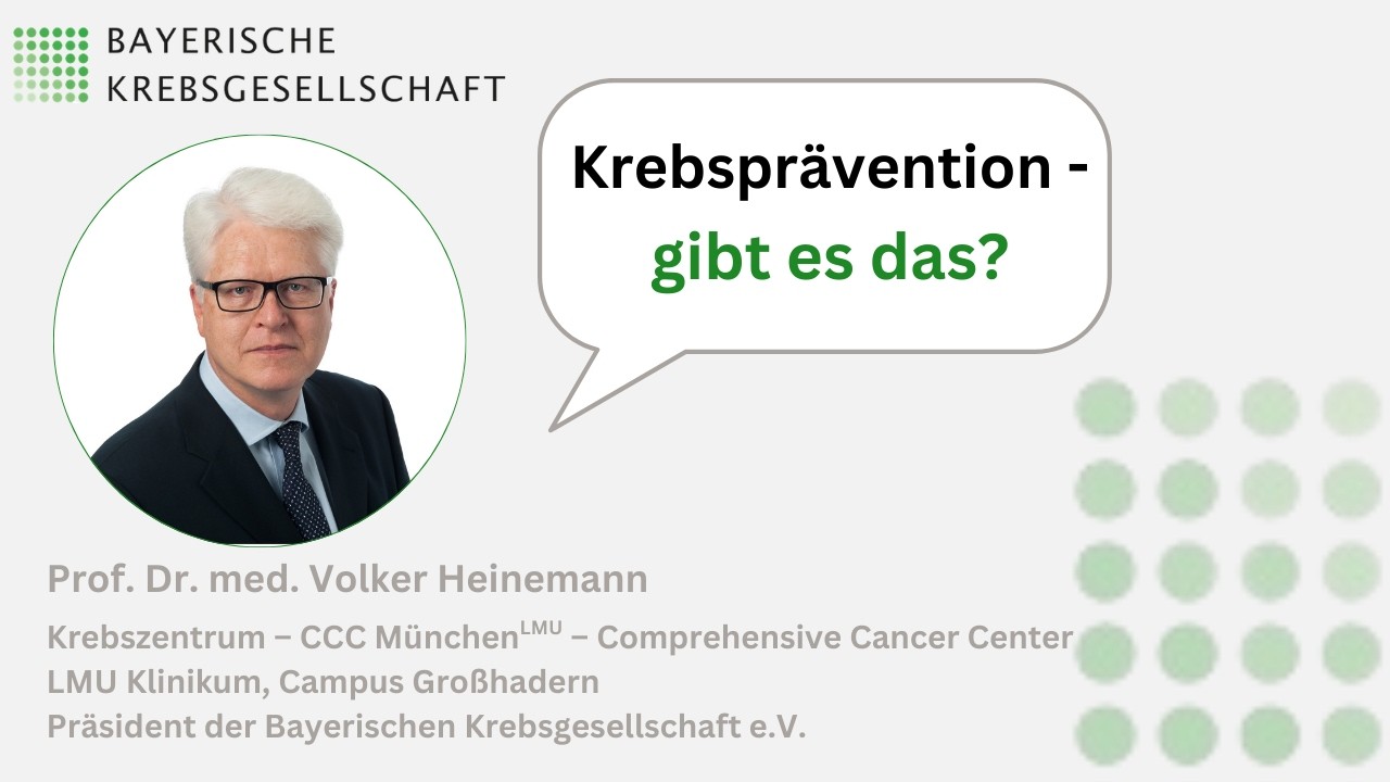 Krebsprävention – gibt es das?