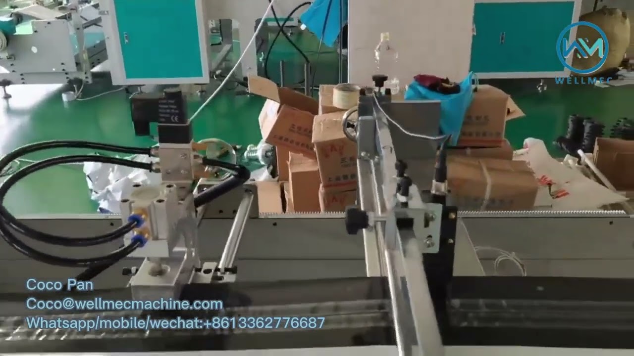 Plastic Packaging Express Bag Making Machine Envelope Shipping Courier Bags With Hotmelt Glue