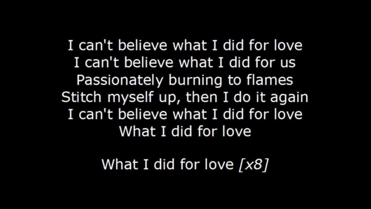 David Guetta ft. Emeli Sand&egrave; - What i did love Lyrics