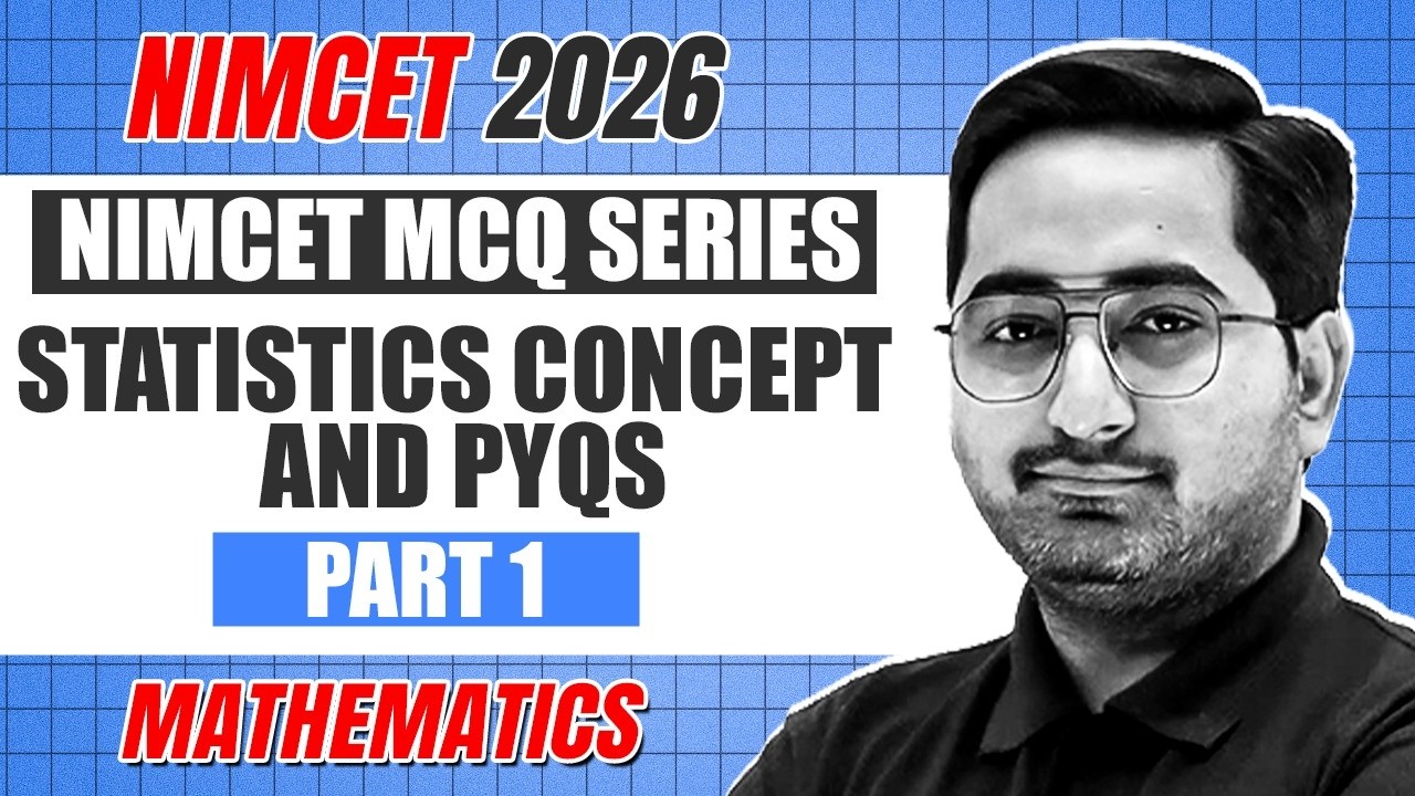 NIMCET 2026 | NIMCET MCQs SERIES | Static Concepts And PYQ | BY KESHAV SIR