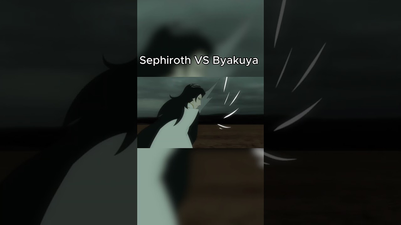 Sephiroth VS Byakuya part 1  (FF7 Vs Bleach) #animation #bleach #finalfantasy