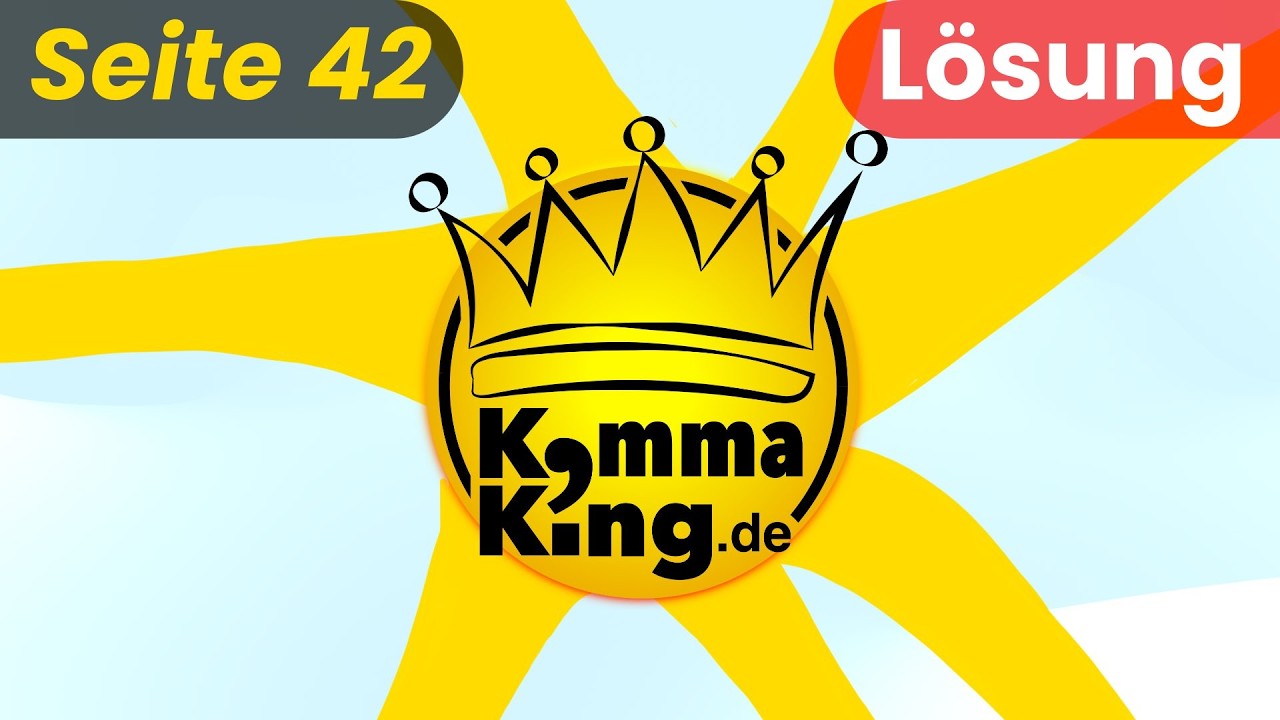 Komma-Analyse (7) - Freundschaften trotz großer Unterschiede Seite 42 Kommaking