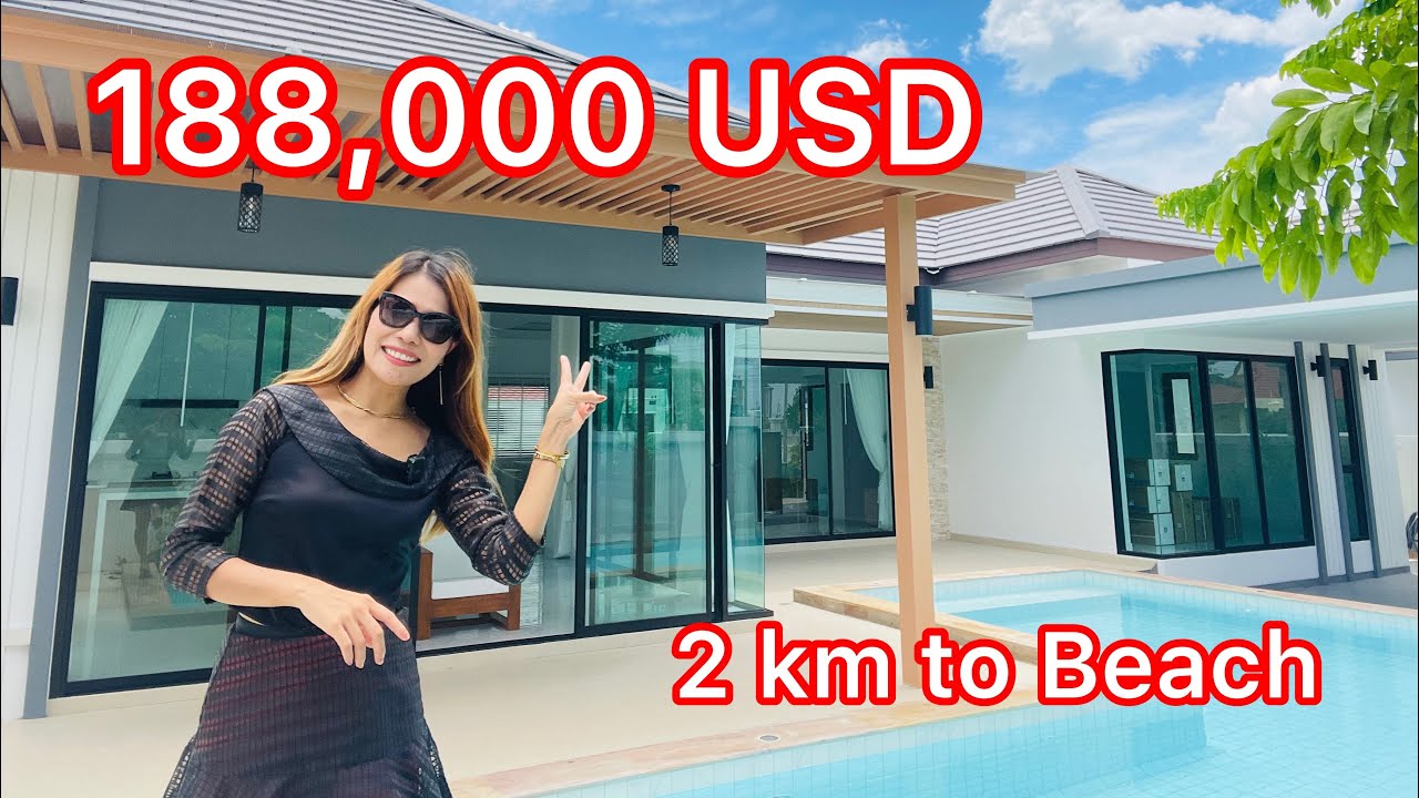 EP 112 Fantastic Location 2 KM to HuaHin Beach Brand New Pool Villa BEST LOCATION HUAHIN Thailand