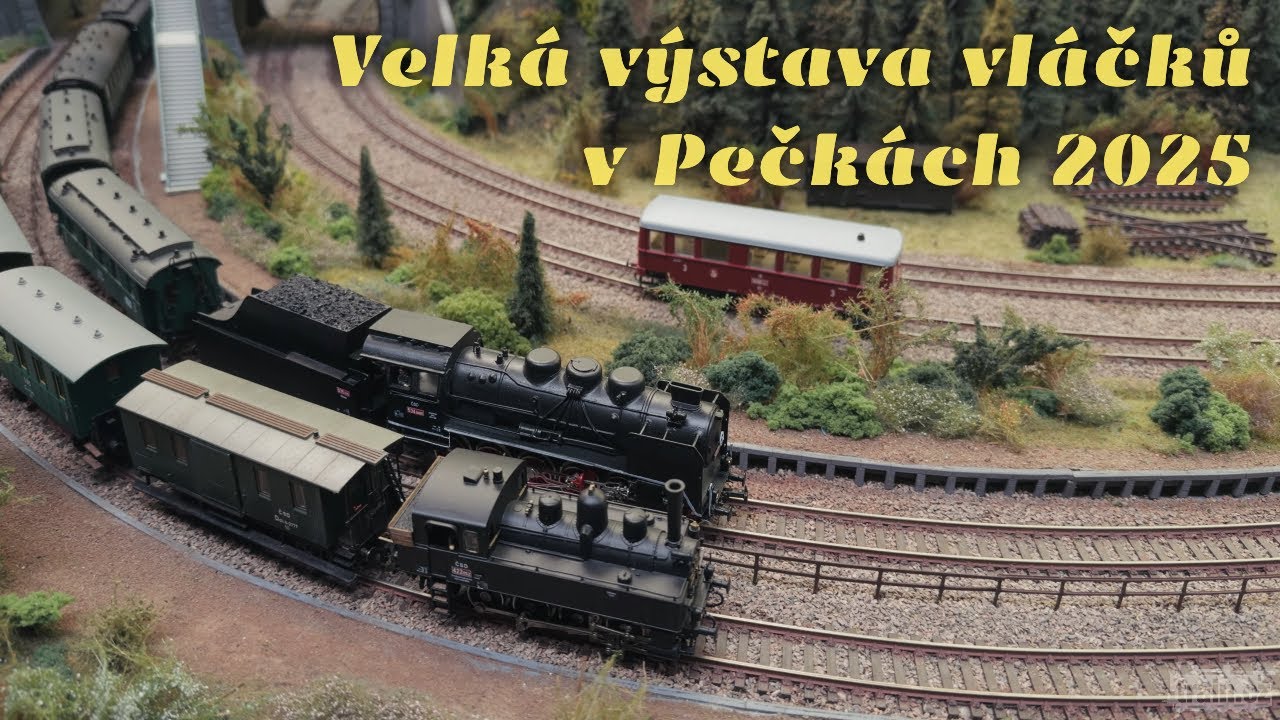 Velká výstava vláčků v Pečkách 2025