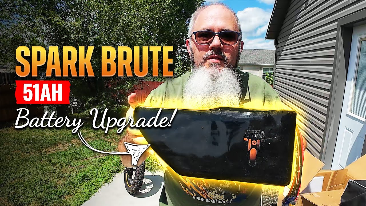 Spark Brute E-Bike 51Ah Battery Upgrade &ndash; Unboxing, Install & Bike Showcase!