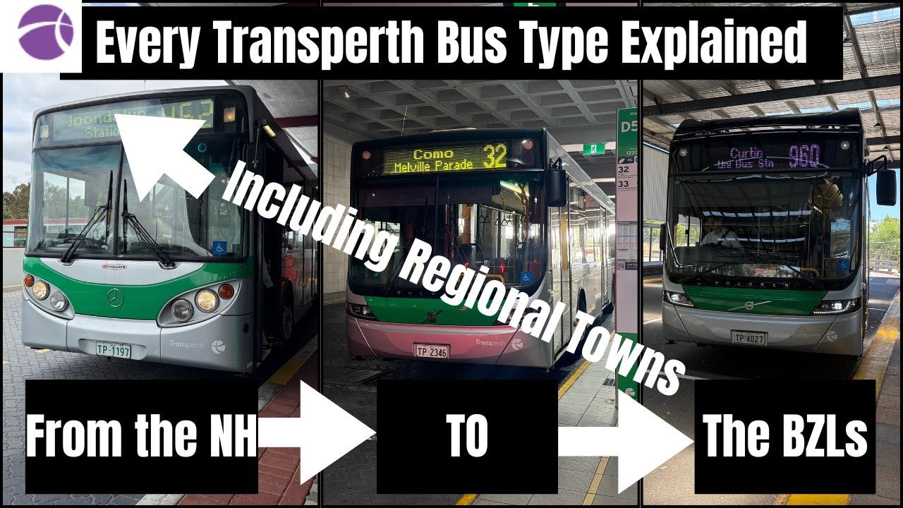 Every Transperth Bus Type Explained
