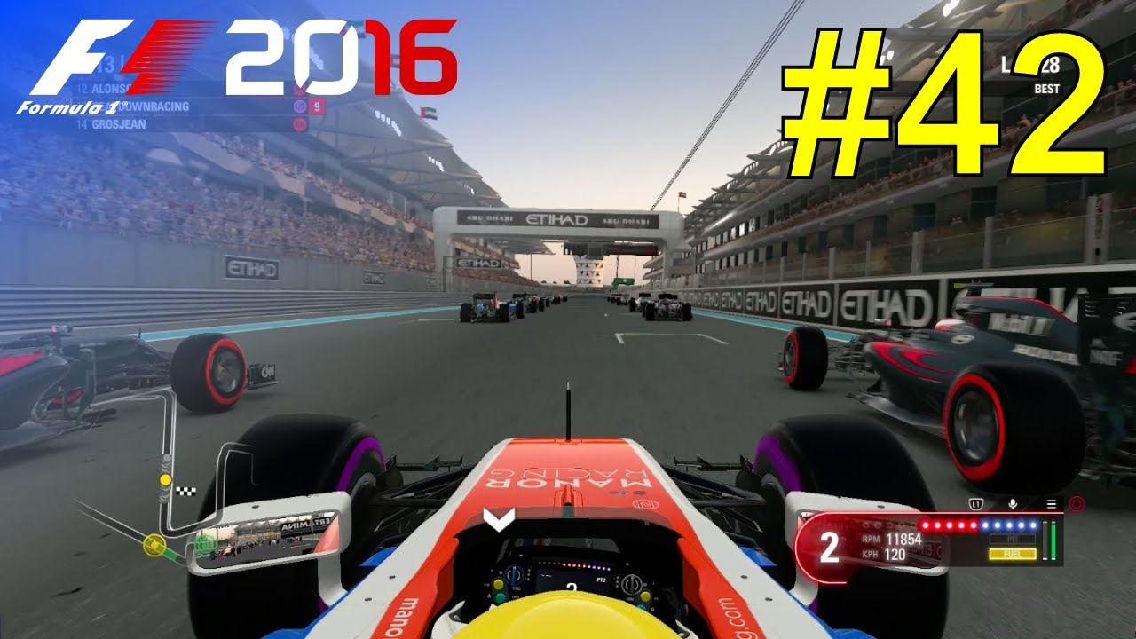 F1 2016 - Career Mode #42: Abu Dhabi Grand Prix - 50% Race