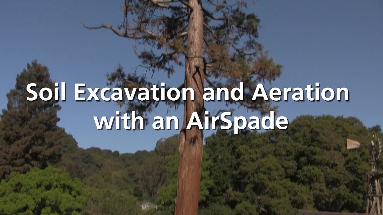 Soil Excavation and Aeration with an AirSpade