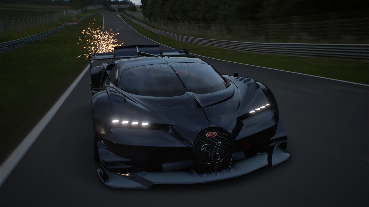 Gran Turismo 7 Bugatti VGT Nurburgring Nordschleife hot lap 5:33.937