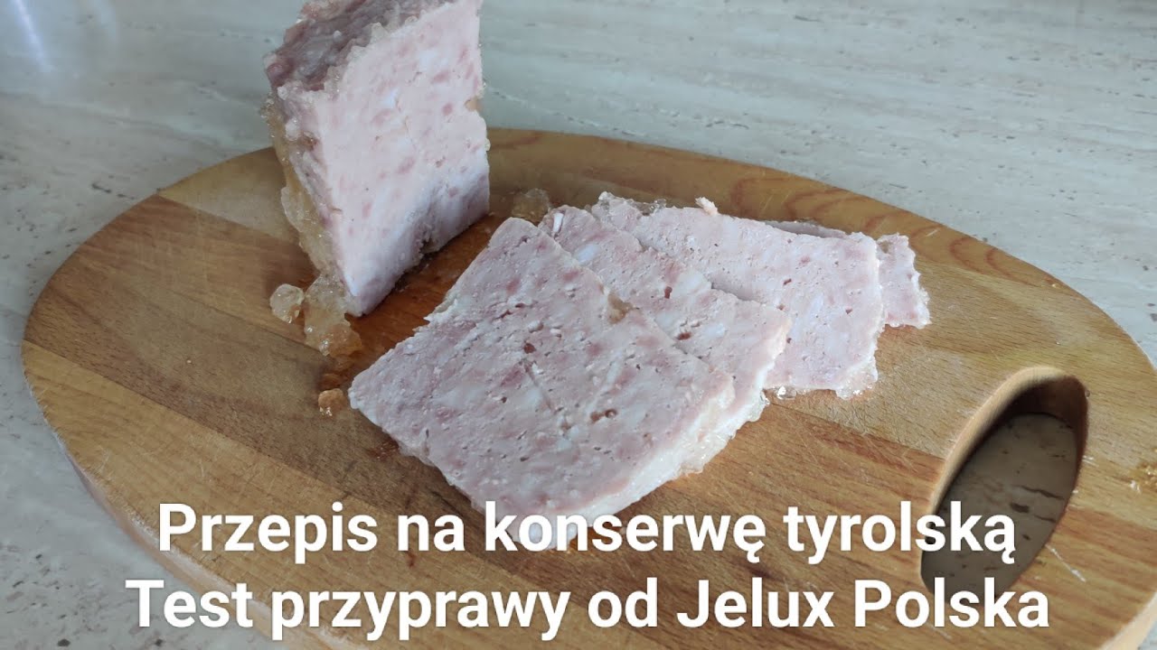 Przepis na konserwę tyrolską. Test przyprawy od Jelux Polska.