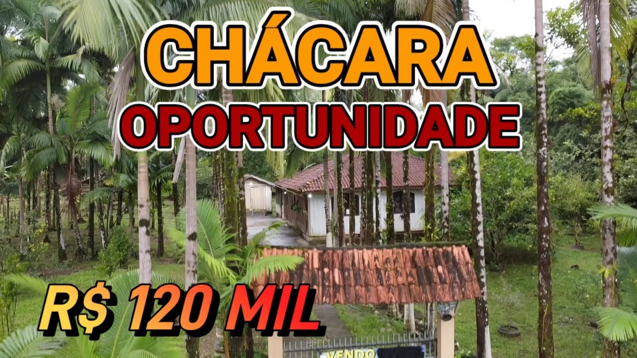 INDISPONÍVEL * VENDE-SE CHÁCARA NO LITORAL DO PARANÁ - R$ 120 MIL (CÓD C245)
