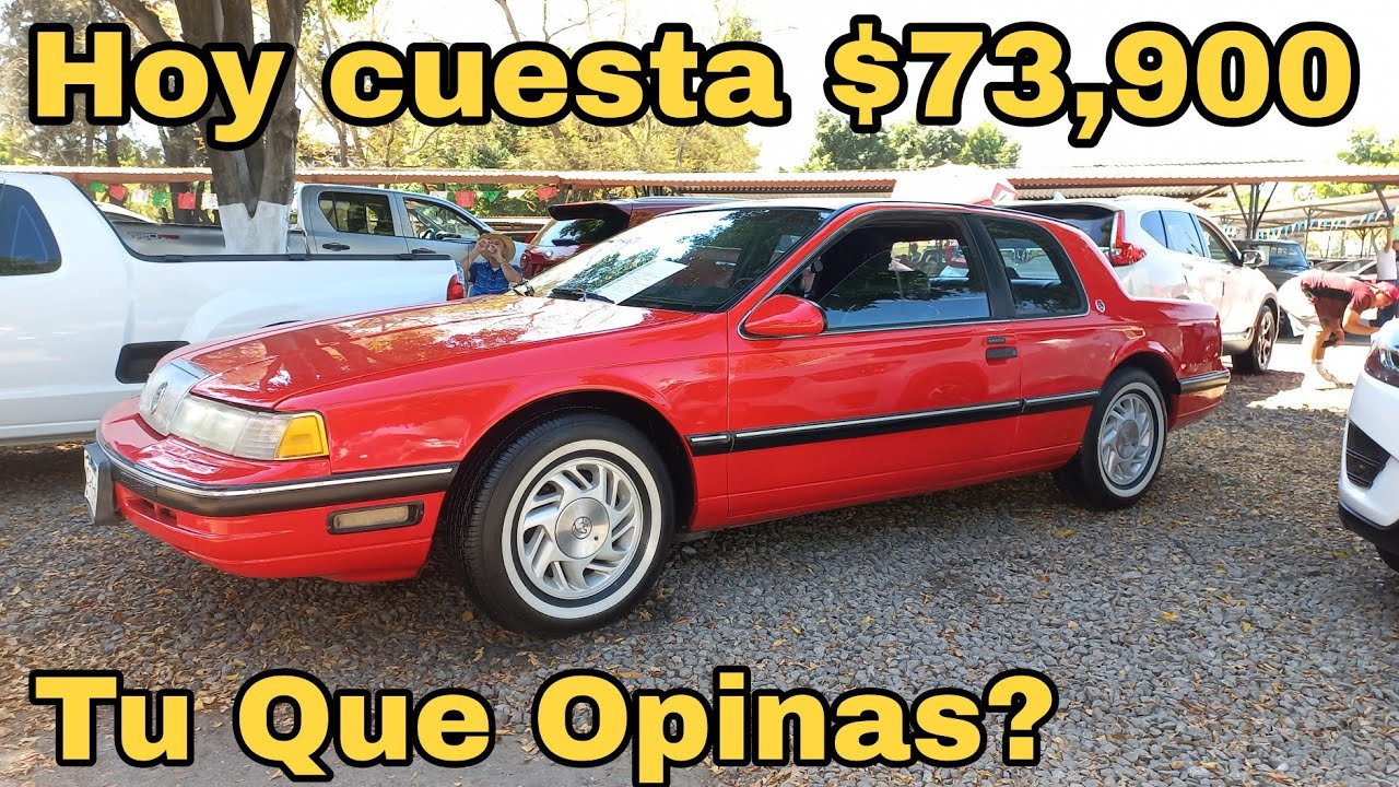 Auto clásico de 1990 Ford Cougar