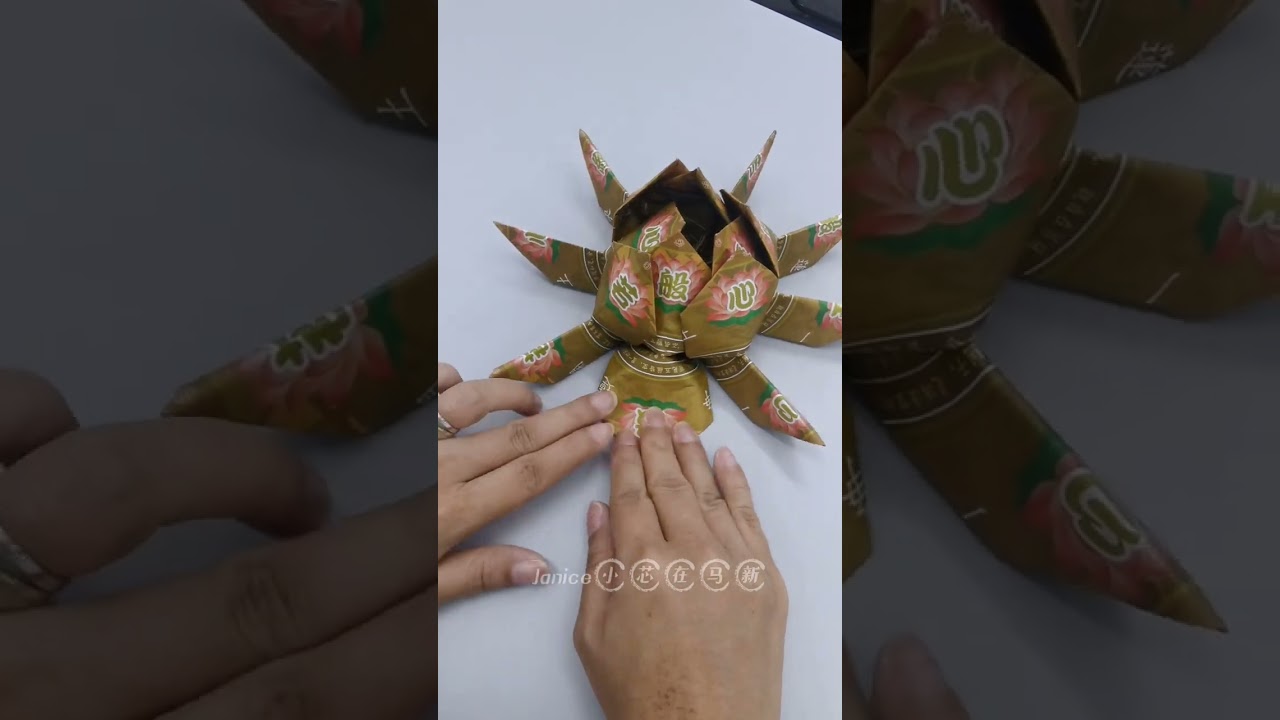 9张纸莲花