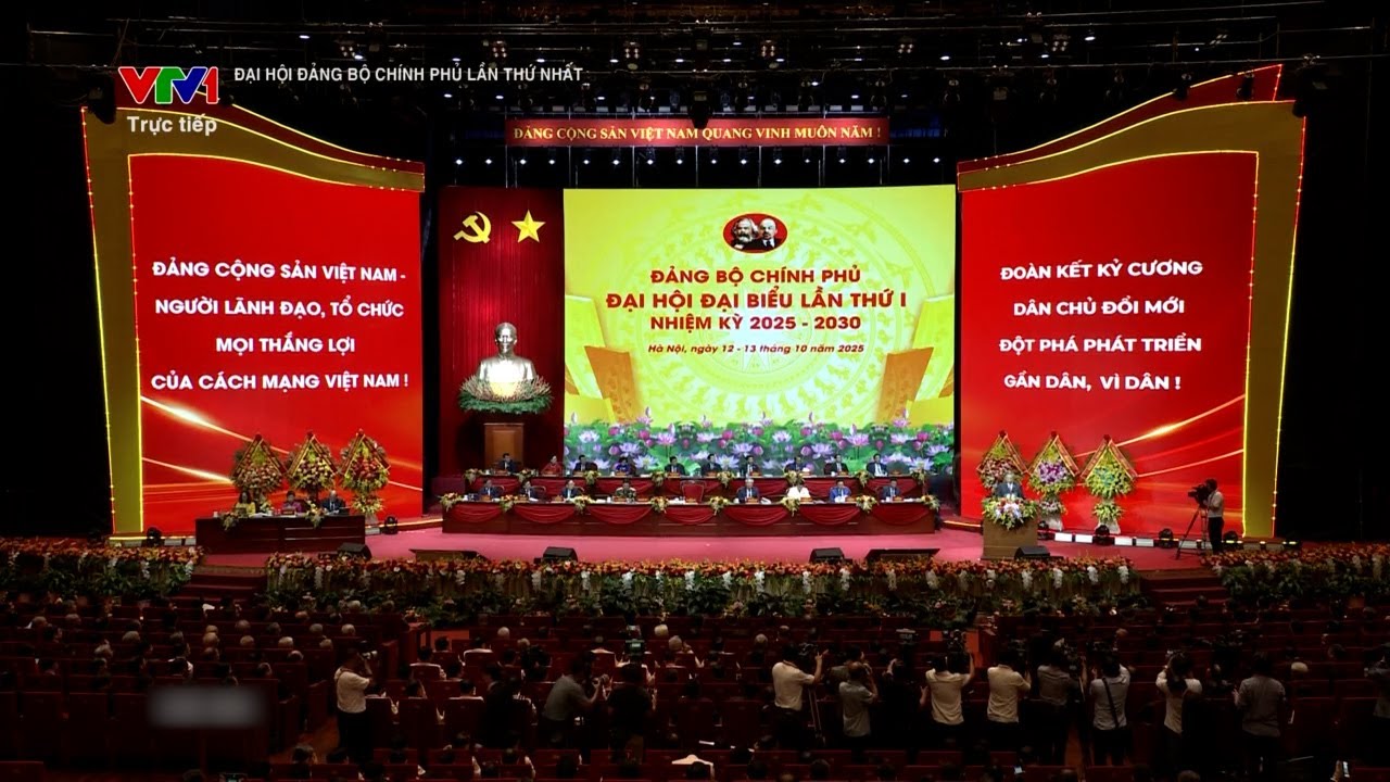 Đại hội đại biểu Đảng bộ Ch&iacute;nh phủ lần thứ Nhất | VTV24