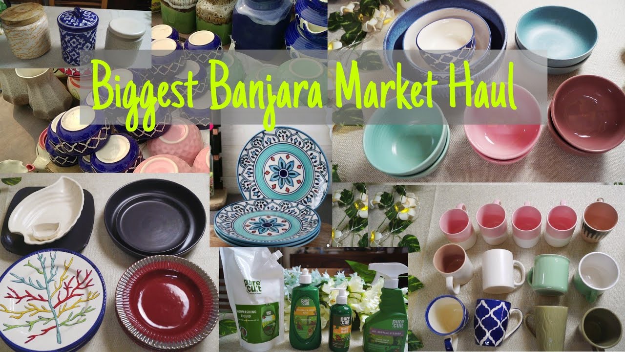 Banjara Market Product Price List Series- Part 1 | Biggest Banjara Market Haul | Kitchen & Crockery