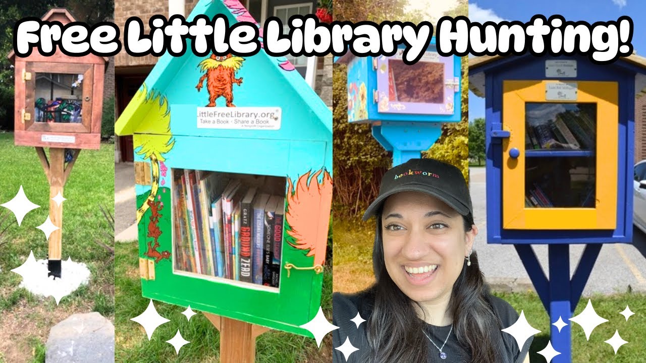 LITTLE FREE LIBRARY HUNTING!