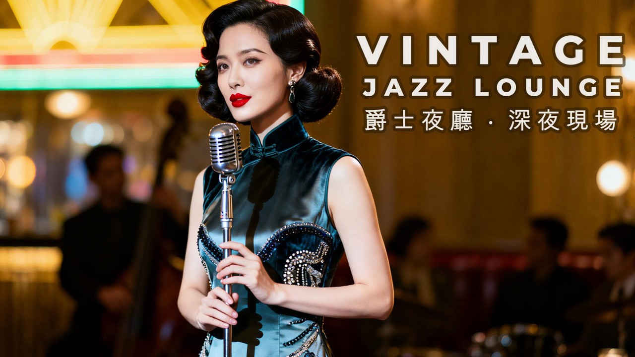 LIVE  现场 · 爵士夜廳 #12 城市夜晚的微醺陪伴 | Relaxing Vintage Jazz Lounge 1940s Style
