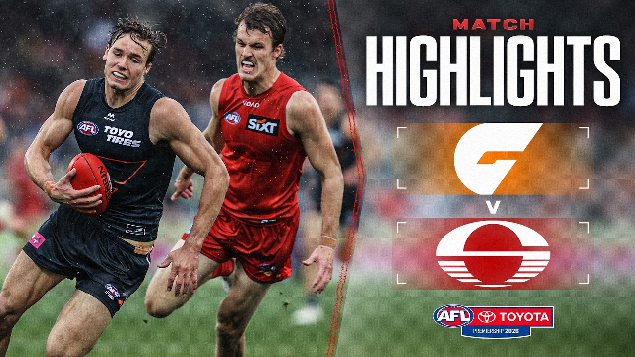 GWS Giants v Gold Coast Suns Highlights | Round 22, 2026 | AFL