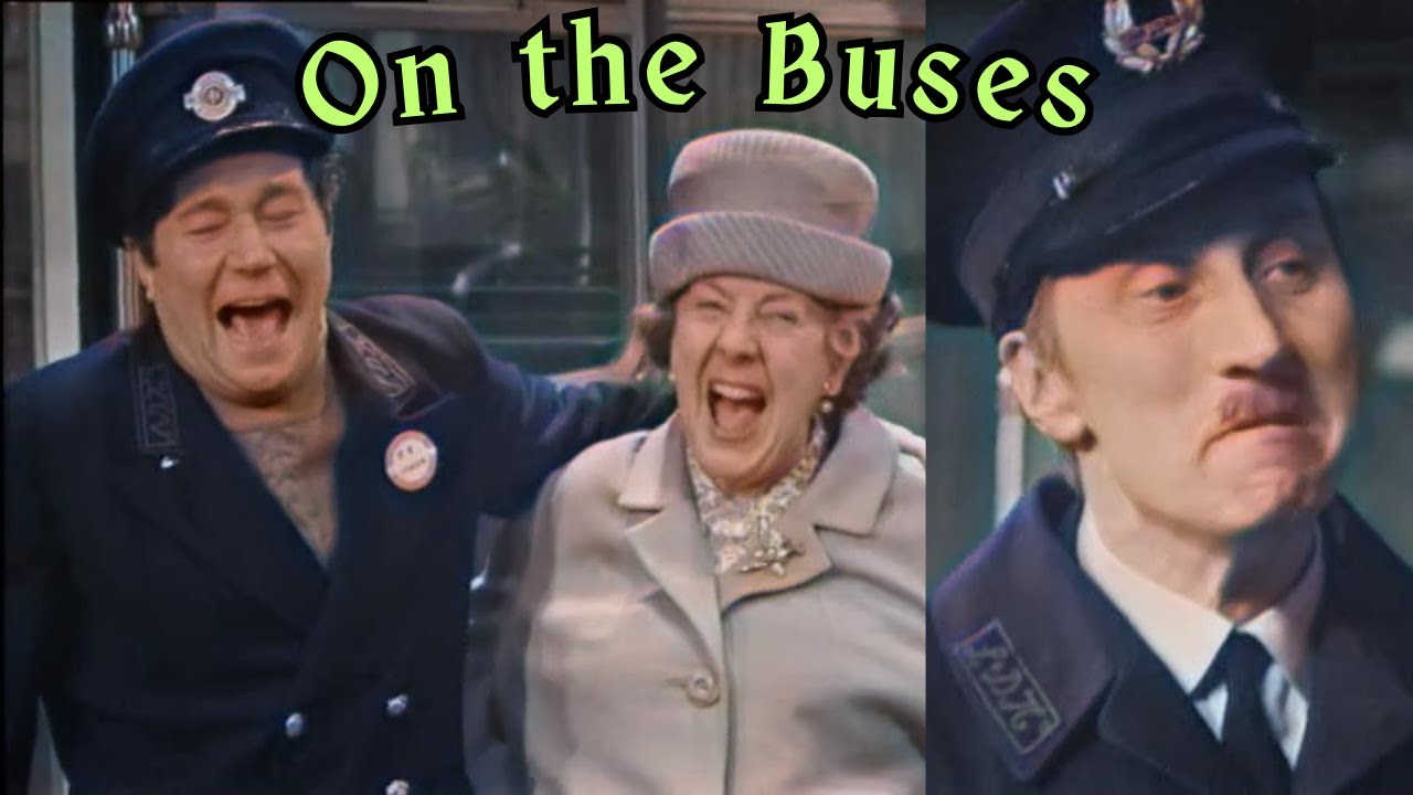 On The Buses Series 1  | colorized |  full Series | full episode | classic sitcom