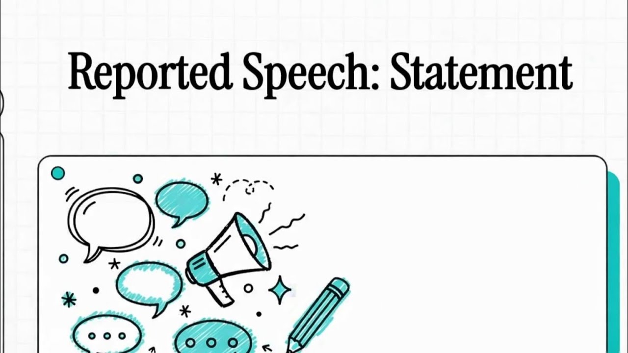 Reported Speech | Statement