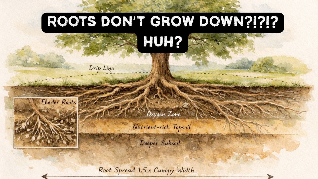 Why Roots Grow Sideways First (The Oxygen Zone Explained)