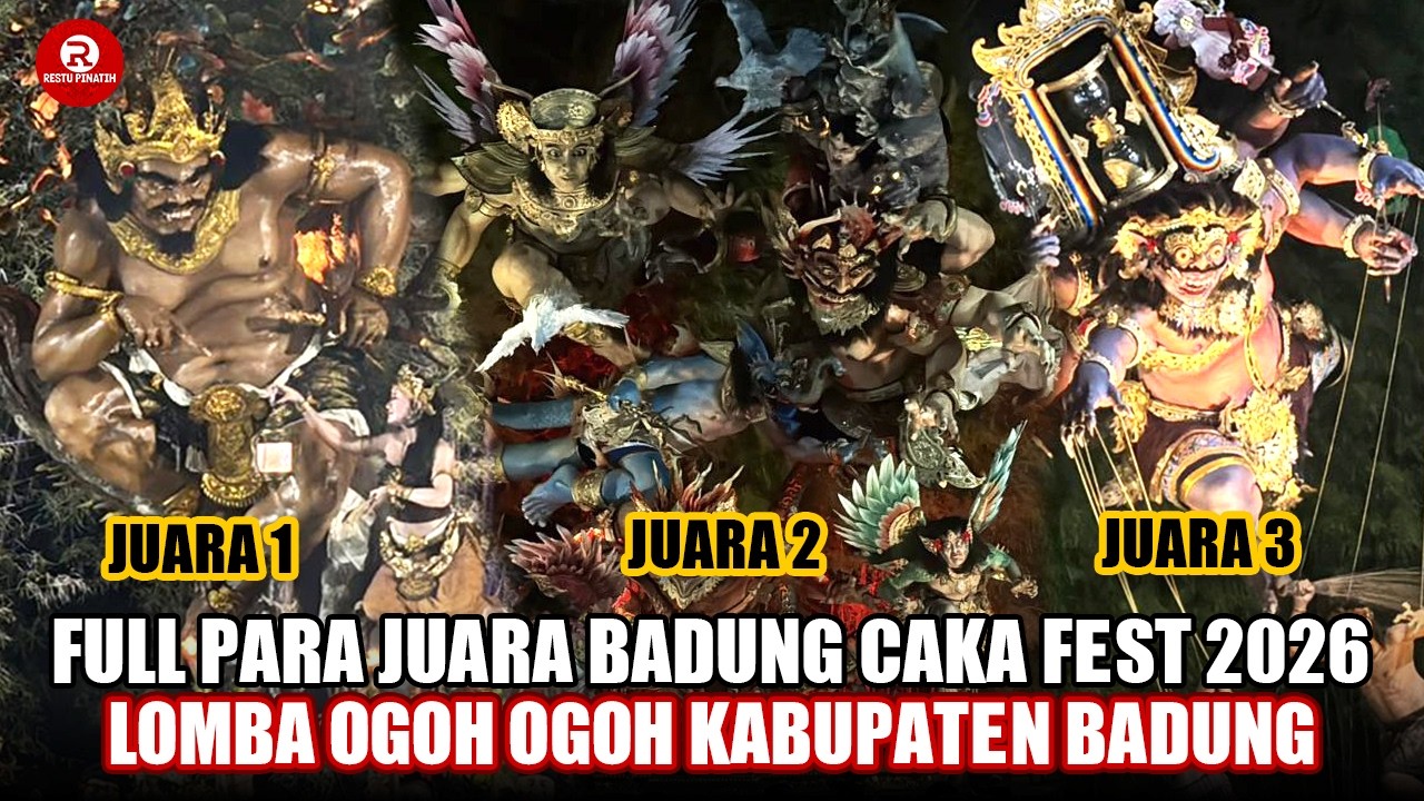 FULL PARA JUARA‼️Lomba Ogoh - Ogoh Badung Caka Fest 2026