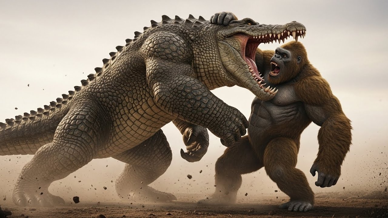 PERTARUNGAN TERAKHIR! KING KONG vs MONSTER BUAYA RAKSASA 🐊🦍