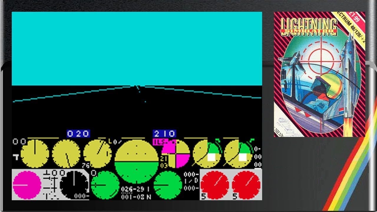 ZX Spectrum - Lightning Simulator (Silverbird 1988) Preview
