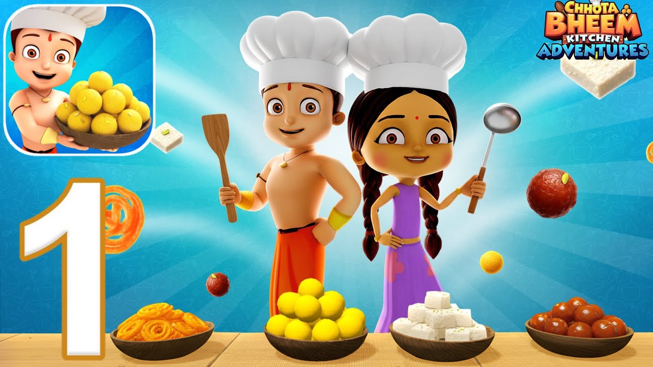 Chhota Bheem Kitchen Adventures - Gameplay Walkthrough Part 1 - Tutorial (Android,IOS)