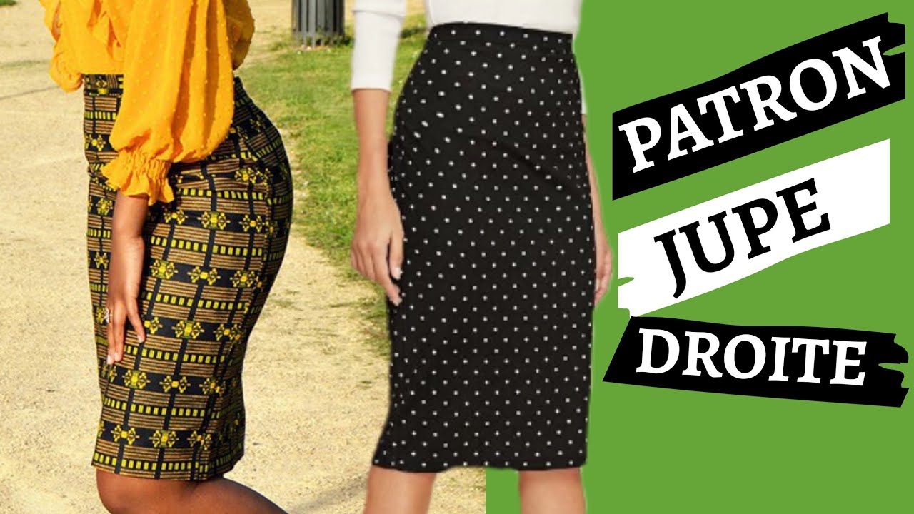 DIY,  PATRON JUPE DROITE, CRAYON ( CORSAGE DE BASE FACILE) Débutant