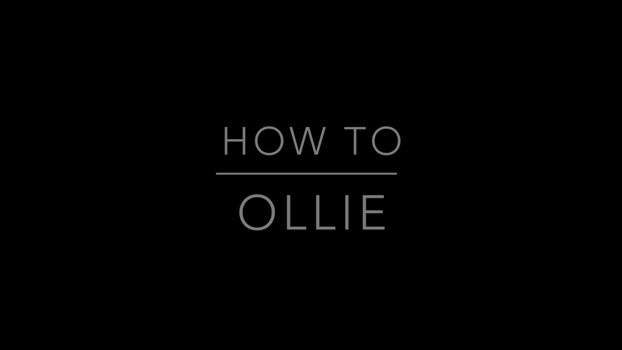 How to Ollie a Fingerboard