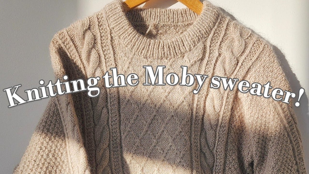 Я вяжу свитер «Моби»✨️ 