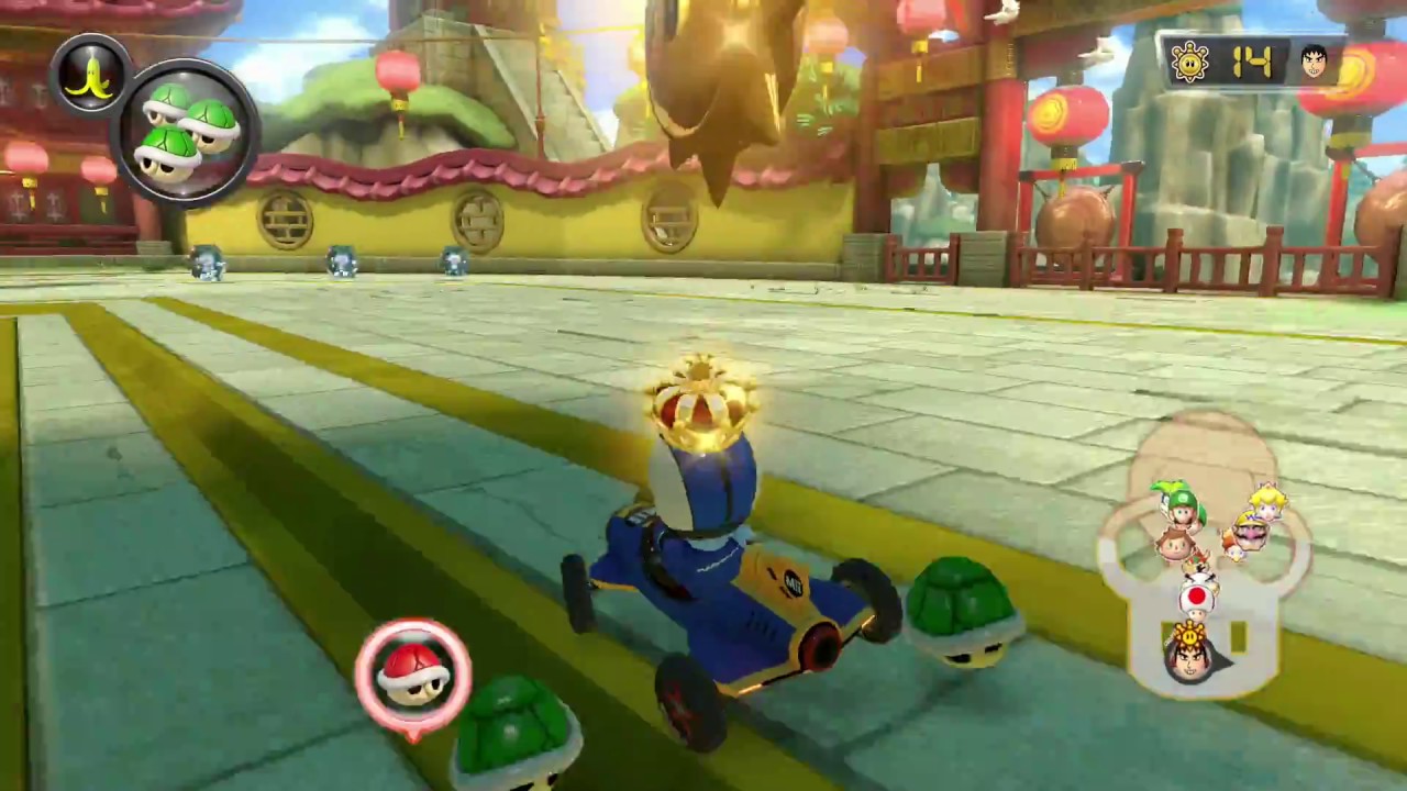 Mario Kart 8 Deluxe - Dragon Palace - All 5 Battle Modes