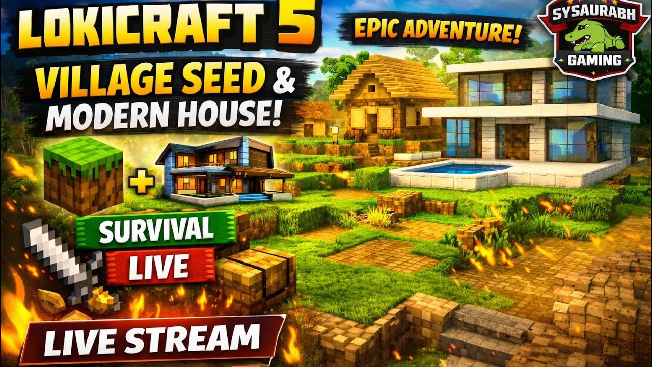 Lokicraft 5 Mein Survival Kaise Karein? 🔴 Live Gameplay & Fun Chat!