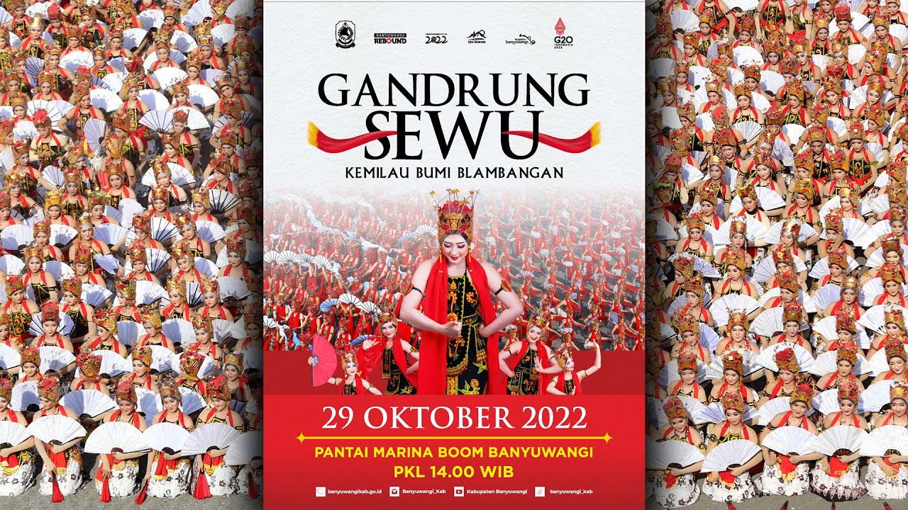 LIVE 🔴 Spektakuler Gandrung Sewu 2022 | 