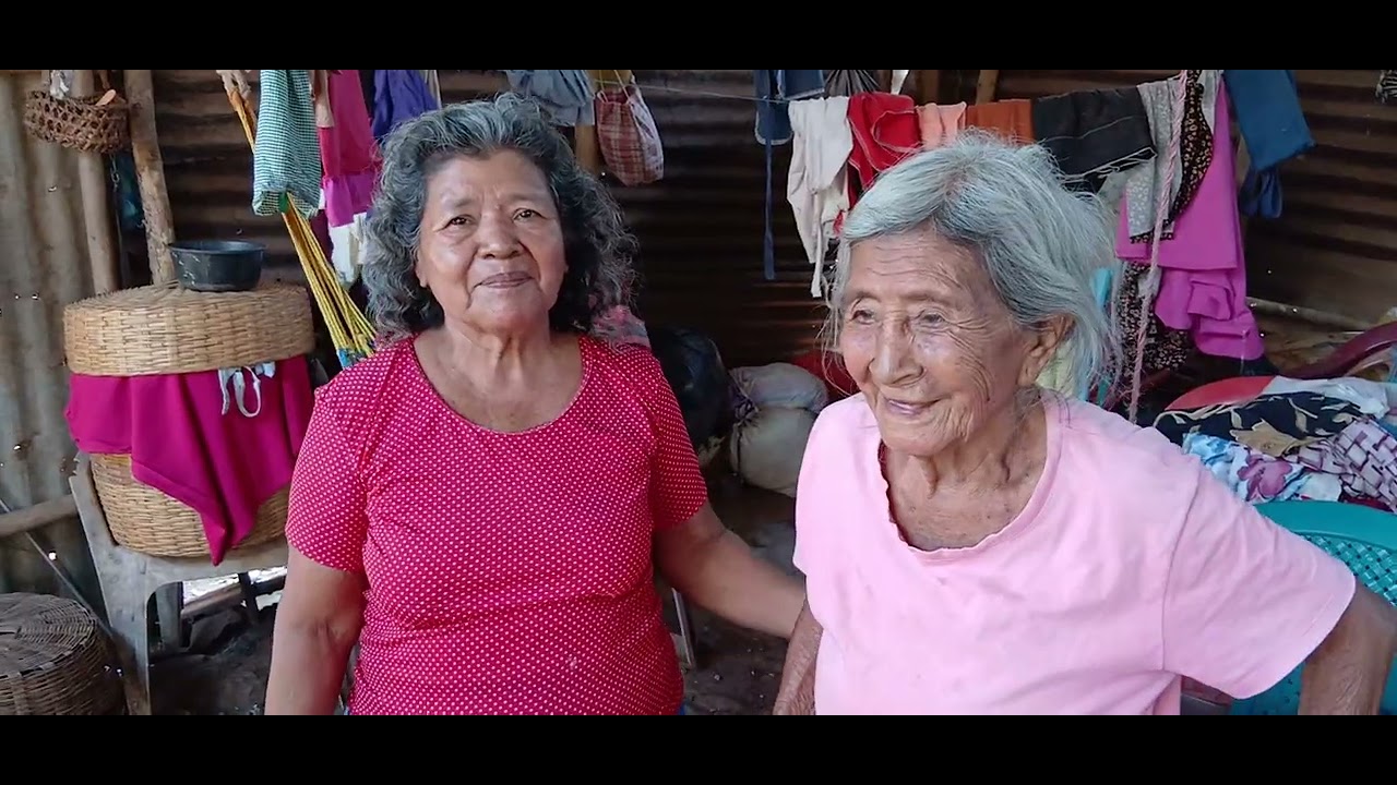 Aquí admirando a esta señora de 91 años