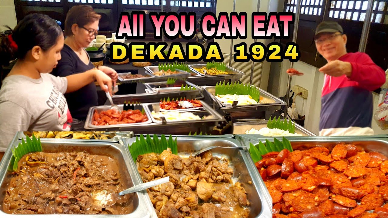DEKADA 1924 All You Can Eat. 159 pesos lang. Tikman natin.