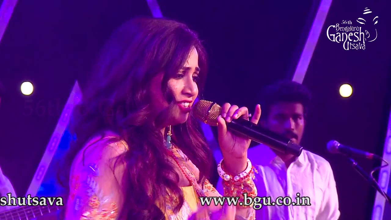 GAGANAVE BAAGI | Sanju weds Geetha | Shreya Ghoshal | 56th Bengaluru Ganesh Utsava 2018