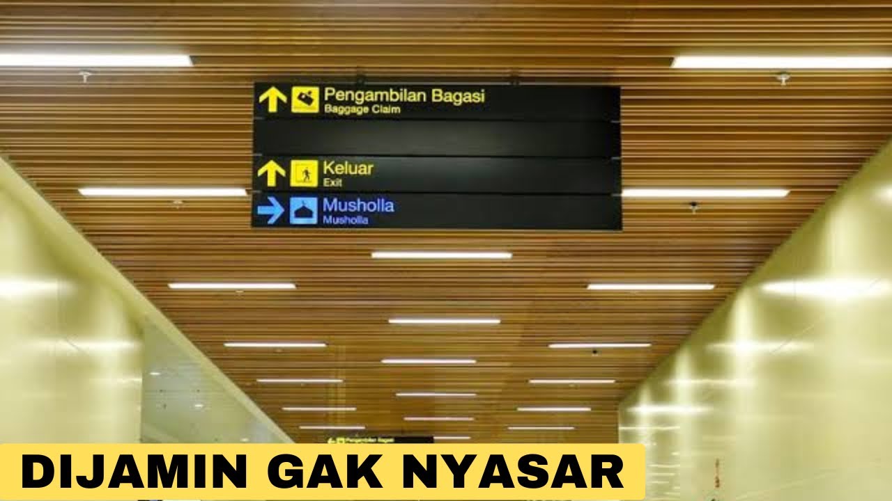 Panduan Rute Setelah Turun Pesawat Sampai Area Kedatangan Bandara Juanda Surabaya