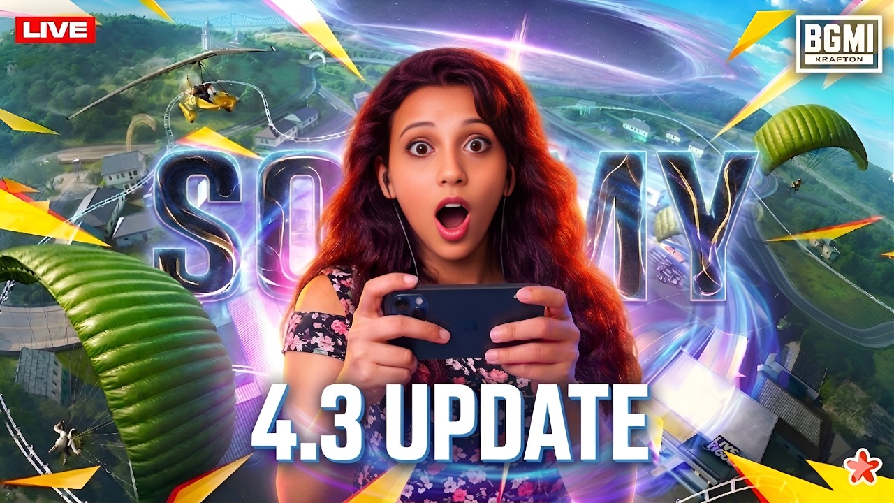 BGMI 4.3 Update LIVE | New Mode Gameplay | Squad Rank Push | Sommy Gaming | SommyIsLive